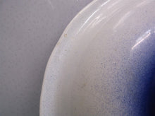 Antique 1890 England Ironstone Cobalt Blue Bowl 15" for/from Pitcher Set
