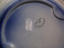 Antique 1890 England Ironstone Cobalt Blue Bowl 15" for/from Pitcher Set