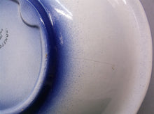 Antique 1890 England Ironstone Cobalt Blue Bowl 15" for/from Pitcher Set