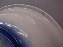 Antique 1890 England Ironstone Cobalt Blue Bowl 15" for/from Pitcher Set