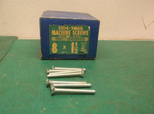 (75) #8-32 x 1 1/2" Coarse Thread Machine Screw Flat Head Zinc Rockford