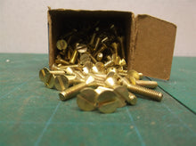 (150) #8-32 x 3/4" Brass Machine Screws Slotted Flat Head Fine Thread Bolts