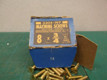 (150) #8-32 x 3/4" Brass Machine Screws Slotted Flat Head Fine Thread Bolts