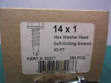 (250) #14 x 1" HWH ZINC PLATED SELF-DRILLING SCREWS
