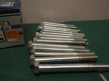 (14)7/16-14 x 4" Hex Bolt Zinc Plated Grade 5 Cap Screw Coarse Partial Thread MF
