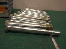 (14)7/16-14 x 4" Hex Bolt Zinc Plated Grade 5 Cap Screw Coarse Partial Thread MF