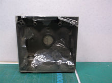 2 Gang Outlet Box With Three 1/2" Holes, Bronze No Plate or hardware