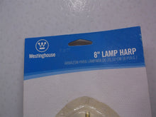 Westinghouse 70220 8 in. Brass Plated, 2 Piece Detachable Lamp Harp