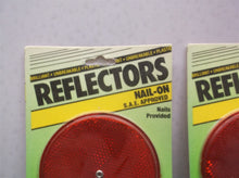 Hy-Ko 3-1/4" Nail-On Red Plastic Reflectors Non Framed (3 Packs of 2)
