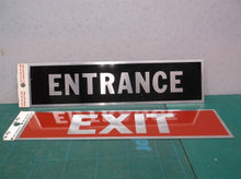 Hy-Ko Products Self-Adhesive "Exit" & "Entrance" Sign 2" x 8"