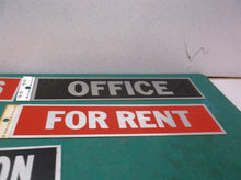 NO SMOKING NO SOLICITORS FOR RENT INFORMATION OFFICE Sign Door Stickers HY-KO