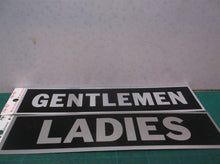 LADIES & GENTLEMEN 2 Door SIGNs Adhesive Restroom Bathroom Door HY-KO
