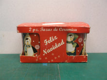MULBERRY Mug Home Collection Tea / Coffee Cup Feliz Navidad Christmas Red Green