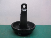 Attwood 9941B1 Cast Iron Mushroom Anchor 8lb Aluminum-Plated Silver Finish Black