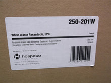 Hospeco 250-201W Sanitary Napkin Receptacle, White Brand New