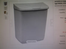 Hospeco 250-201W Sanitary Napkin Receptacle, White Brand New