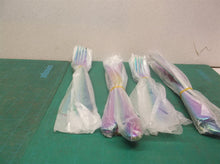 evolve rainbow flatware Salad Dinner Forks Butter Steak Knives 16pc