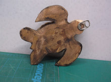 Wooden Sea Turtle with Abalone Shell wall decor from Los Cabos 5"x5"