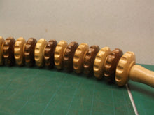 Curved Wooden Massage Roller Cellulite Reduction and Muscle Tension Natural
