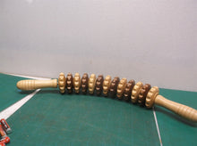 Curved Wooden Massage Roller Cellulite Reduction and Muscle Tension Natural