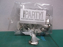 Silver Bell Place Card Holders for Table Numbers Restaurant Party Deco 12 Pack