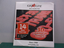 Giolite 14 multicolor Heat Vinyl Transfer Sheets