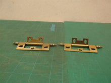 1" x 2-1/2" Non-Mortise Cabinet Hinges With Finials Antique Brass (Pair)