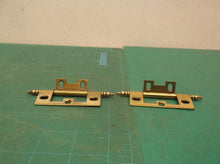 1" x 2-1/2" Non-Mortise Cabinet Hinges With Finials Antique Brass (Pair)