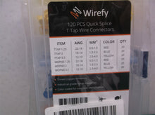 120 PCS Wirefy T Tap Electrical Connectors