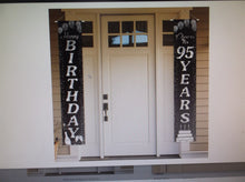 Happy Birthday Cheers To 95 Years Blue Yard Sign Door Banner 95Th Birthday