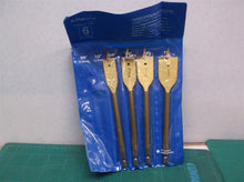 amoolo Spade Drill Bit Set 4 Pcs Titanium Coating Carbon Steel Paddle 5/8-1