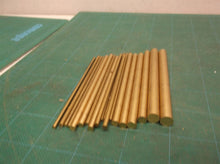 Sutemribor Brass round Rods Bar Assorted Diameter 2-8Mm for DIY Craft (19 PCS)