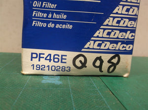 Engine Oil Filter ACDelco GM Original Equipment PF46E fs1