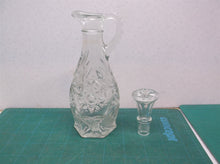 Anchor Hocking 1960s Star of David Cruet/Pitcher oil/vinegar or syrup and sauces