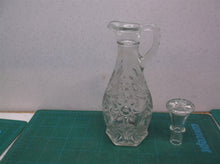 Anchor Hocking 1960s Star of David Cruet/Pitcher oil/vinegar or syrup and sauces