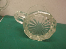 2 toothpick holders glass & crystal 2"x2" each