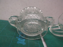 2 toothpick holders glass & crystal 2"x2" each