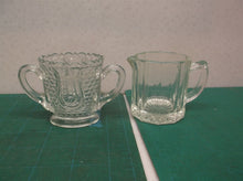 2 toothpick holders glass & crystal 2"x2" each