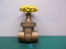 1-1/4" Brass Gate Valve - 200 WOG, NEW OLD STOCK