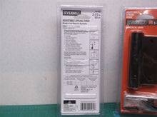 (3) COMM EVERBILT Adjustable Spring hinge 3 1/2" square corner Oil Rub Bronze