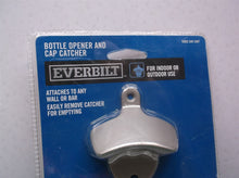 Everbilt Bottle Opener and Cap Catcher, Satin Nickel Finish 1002341047
