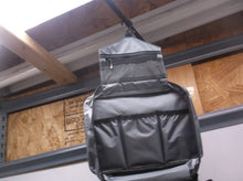 Maliton Toiletry Bag Hanging Compact Hygiene Bag with 4 Comp Shower Bag Gray