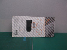 Reiko Horizontal Leather Pouch with Z Lid Pattern Black