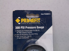prime fit 1/4" NPT(M) 300 psi pressure gauge pg300b14