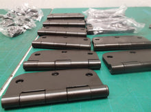 Lot of 13 everbilt black 3.5" hinges