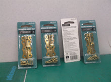 lot of 4 2-1/2 in. Bright Brass Decorative Barrel Bolt