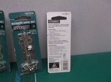 lot of 3 2-1/2 in. Satin Nickel Decorative Barrel Bolt