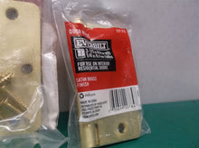 lot of 4 3-1/2 in. x 1/4 in. Satin Brass Radius Door Hinge