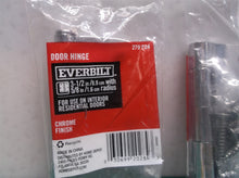 lot of 2 3-1/2 in. Chrome 5/8 in. Radius Door Hinge