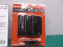 (2) 3-1/2 in. Oil-Rubbed Bronze 5/8 in Radius Security Door Hinges (3-Pack)